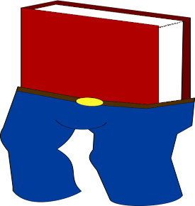 Books in pants